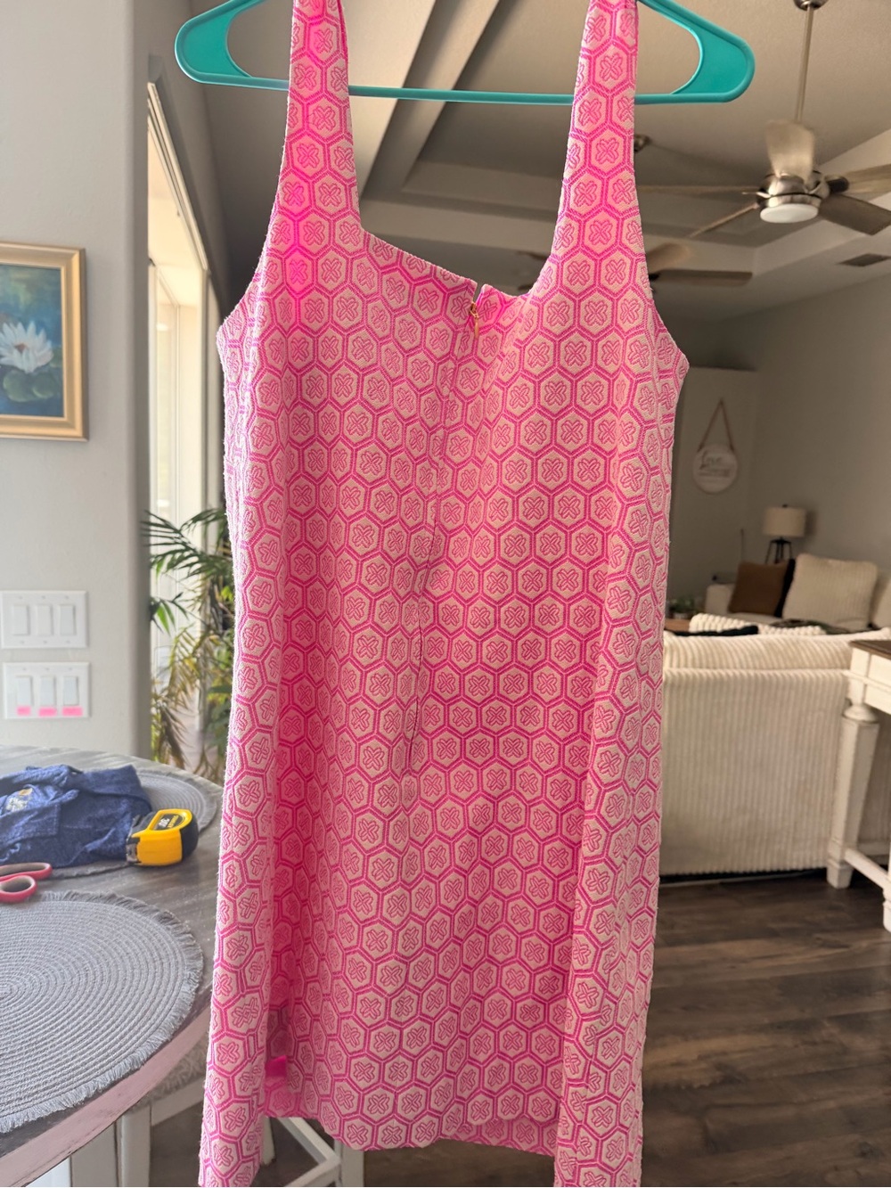Lilly Pulitzer Pink Embellished Bow Slip Dress - Picture 5 of 8